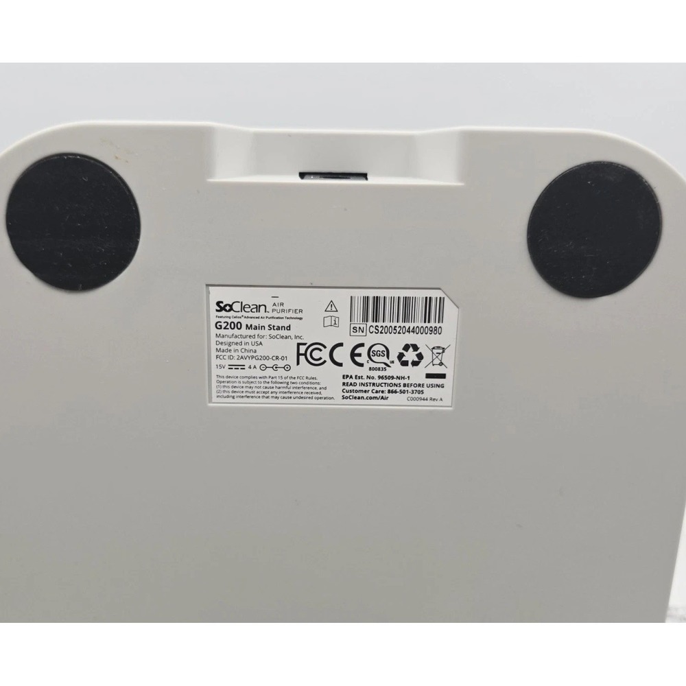 SoClean G200 Advanced Air Purifier New Parts Only - Base Remote Power - Picture 3 of 4